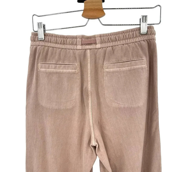 Athleta Farallon Jogger Pants in Mocha Latte Pink Beige Sweatpants Size 2 - Picture 7 of 11